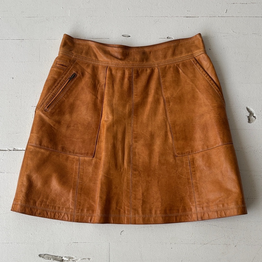 Billy Reid Sadie Leather Skirt